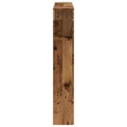 Berkfield Home LED Headboard Old Wood 100x18.5x103.5 cm Engineered Wood in Brown - thumbnail 7
