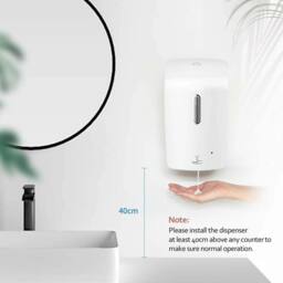 EONLION Automatic Wall Mounted Dispenser in White - thumbnail 4