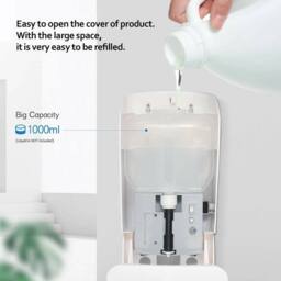 EONLION Automatic Wall Mounted Dispenser in White - thumbnail 5