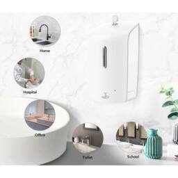 EONLION Automatic Wall Mounted Dispenser in White - thumbnail 3