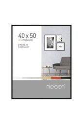 "nielsen Pixel 40x50cm Picture Frame (16""x20"") - Aluminium with Glass Front in Black - Size: 40x50 cm"