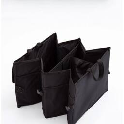 VOGREX Car Boot Organiser Foldable Portable Tidy Car Storage Organiser in Black - thumbnail 3