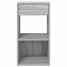 Berkfield Home Bedside Cabinets with Drawer 2 pcs Grey Sonoma 35x34x66.5 cm - thumbnail 4