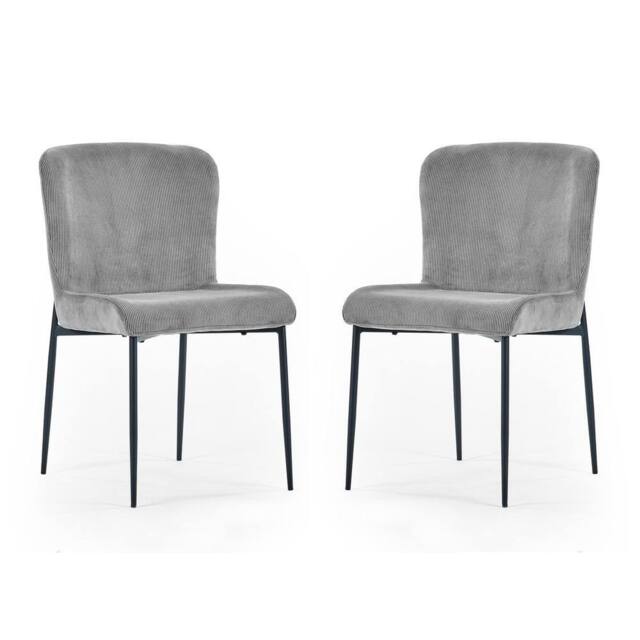 Cheshire Thornbury Elegant Grey Dining Chairs - Set of 2 - image 1