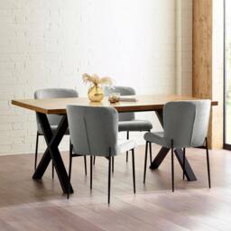 Cheshire Thornbury Elegant Grey Dining Chairs - Set of 2 - thumbnail 6