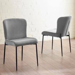 Cheshire Thornbury Elegant Grey Dining Chairs - Set of 2 - thumbnail 4