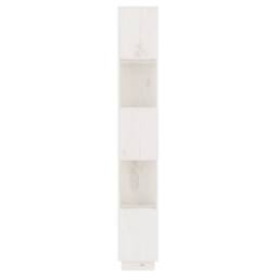 Berkfield Home Beautiful Book Cabinet/Room Divider White 51x25x163.5 cm Solid Wo - thumbnail 6