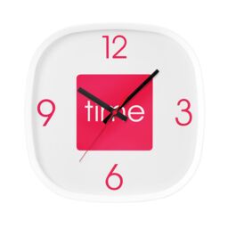 Orsina Maison by Premier Arco Wall Clock in Pink - thumbnail 1