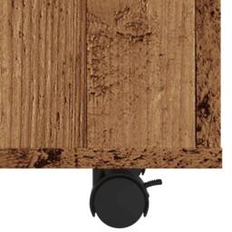 Berkfield Home Side Table Old Wood 70x35x55 cm Engineered Wood in Brown - Size: 70 x 35 x 55 cm - thumbnail 7