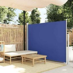 Berkfield Home Retractable Side Awning 160 x 500 cm Blue - thumbnail 2