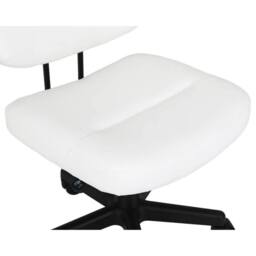 FORGEVIO Swivel PU Leather Home Office Computer Desk Chair for Study WHITE - thumbnail 3