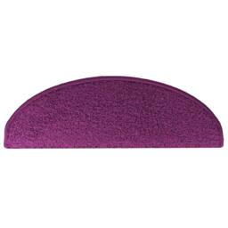 Berkfield Home Stair Mats 10 pcs 65x21x4 cm Violet in Purple - Size: Medium - thumbnail 6