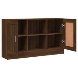 Berkfield Home Sideboard Brown Oak 120x30.5x70 cm Engineered Wood - thumbnail 5