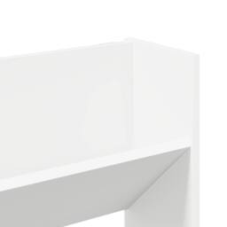 Berkfield Home Wall Shoe Cabinet 2 pcs White 80x18x60 cm Engineered Wood - Size: 80 x 18 x 60 cm - thumbnail 8
