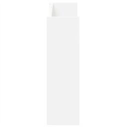 Berkfield Home Wall Shoe Cabinet 2 pcs White 80x18x60 cm Engineered Wood - Size: 80 x 18 x 60 cm - thumbnail 6