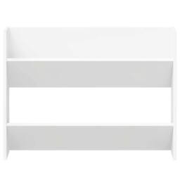Berkfield Home Wall Shoe Cabinet 2 pcs White 80x18x60 cm Engineered Wood - Size: 80 x 18 x 60 cm - thumbnail 5
