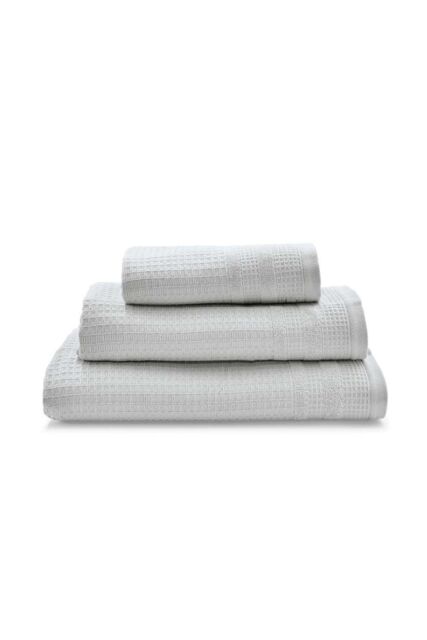Murmur 'Spa Collection' Waffle Cotton Towels in Grey - image 1