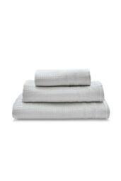 Murmur 'Spa Collection' Waffle Cotton Towels in Grey - thumbnail 1
