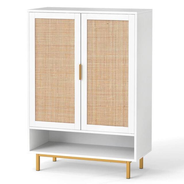 KORVIXA 108 cm Freestanding Shoe Cabinet with 2 Doors 6-Tier - Size: 100 cm x 100 cm - image 1