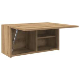 Berkfield Home Decorative Bathroom Wall Cabinet Artisan Oak 60x25x30 cm Engineer in Brown - Size: 60 x 25 x 30 cm - thumbnail 5