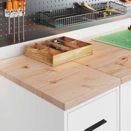 Berkfield Home Garage Storage Cabinet White 30x51x85 cm Solid Wood Pine - Size: 30 x 51 x 85 cm - thumbnail 4