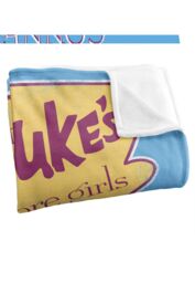 Warner Brothers Gilmore Girls Lukes Cafe Silky Touch Super Soft Throw Blanket in White - thumbnail 3