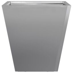 Berkfield Home Garden Planter 30x30x30 cm Galvanised Steel in Grey - Size: 30 x 30 x 30 cm - thumbnail 4