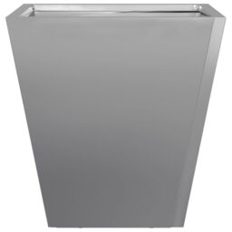 Berkfield Home Garden Planter 30x30x30 cm Galvanised Steel in Grey - Size: 30 x 30 x 30 cm - thumbnail 5