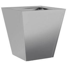 Berkfield Home Garden Planter 30x30x30 cm Galvanised Steel in Grey - Size: 30 x 30 x 30 cm - thumbnail 6