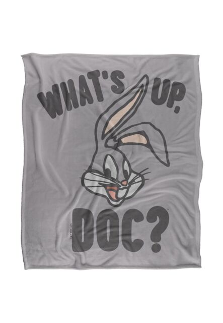 Warner Brothers Looney Tunes Officially Licensed Silky Touch Super Soft Throw Blanket 152 x 127 cm in White - image 1