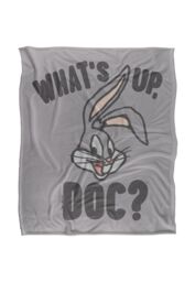 Warner Brothers Looney Tunes Officially Licensed Silky Touch Super Soft Throw Blanket 152 x 127 cm in White - thumbnail 1