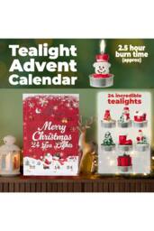 Deco Express Tealights Advent Calendar 3D Xmas Tealights Christmas Gift - thumbnail 2