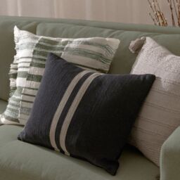 HOEM Torode Woven Cushion in Green - Size: 45 cm x 45 cm - thumbnail 6