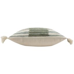 HOEM Torode Woven Cushion in Green - Size: 45 cm x 45 cm - thumbnail 4