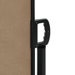 Berkfield Home Retractable Side Awning Taupe 140x600 cm - thumbnail 8
