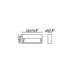 Netlighting Grada Outdoor Surface Mounted LED Wall Lamp Rust 6W 3000K IP54 in Brown - thumbnail 2