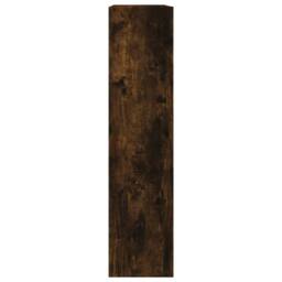 Berkfield Home Shoe Cabinet Smoked Oak 80x21x87.5 cm Engineered Wood in Brown - thumbnail 6