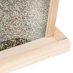 Berkfield Home Bird Feeders 4 pcs Firwood in Beige - thumbnail 9