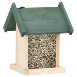 Berkfield Home Bird Feeders 4 pcs Firwood in Beige - thumbnail 3