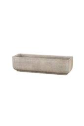 KDMD Cream Textured Elemental Hortus Trough 13cm x 50cm x 15cm in Stone - Size: 13 cm x 50 cm x 15 cm - thumbnail 1