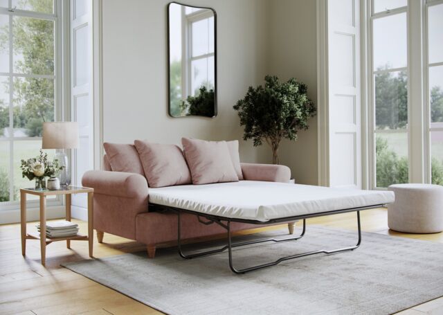 The Great Sofa Company Beatrice Sofa Bed Faro Soft Pink - image 1