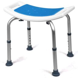 Costway Bath Chair Height Adjustable Padded Tub Shower Bench Seat Portable Bathroom Stool - thumbnail 5