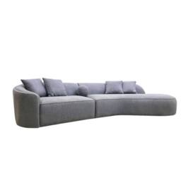Stratus Interiors Emma Tall Velvet Lion Knocker Dining Chair - Luxury Upholstered Seat in Grey - thumbnail 3