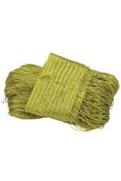 Neel Blue String Curtain Beaded Panel, Gold, 100cm x 200cm in Bright Green - Size: 100 cm width x 200 cm drop - thumbnail 5