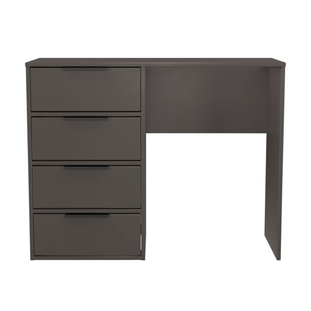 Ready Assembled 2 U Fuji 4 Drawer Vanity (Ready Assembled) in Dark Grey - image 1