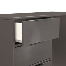 Ready Assembled 2 U Fuji 4 Drawer Vanity (Ready Assembled) in Dark Grey - thumbnail 9