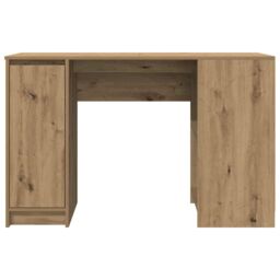 Berkfield Home Desk Artisan Oak 120x42x76 cm Engineered Wood in Brown - Size: 120 x 42 x 76 cm - thumbnail 6