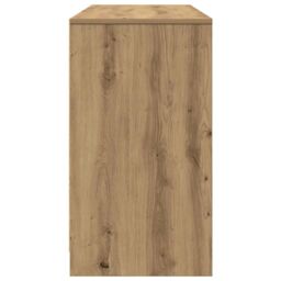 Berkfield Home Desk Artisan Oak 120x42x76 cm Engineered Wood in Brown - Size: 120 x 42 x 76 cm - thumbnail 7