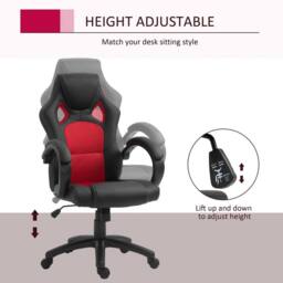FORGEVIO Executive Racing Swivel Gaming Office Chair PU Leather - thumbnail 3