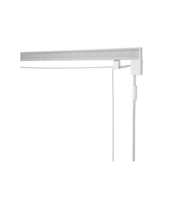 New Edge Blinds Aluminium Corded Roman Blind Kit (210cm Drop) in White - Size: 55 cm width x 210 cm drop - image 1